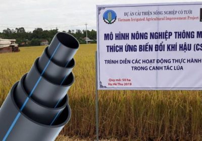 ống nhựa HDPE đóng vai trò lớn trong các dự án thích ứng biến đổi khí hậu