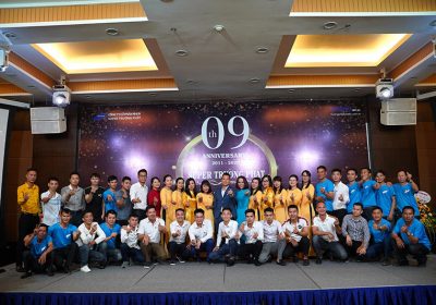 Tập thể Nhựa Super Trường Phát trong buổi tiệc sinh nhật 09 năm.