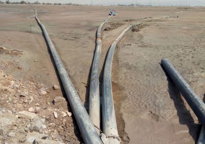 Ống nhựa HDPE SuperPlas tại dự án hút cát.